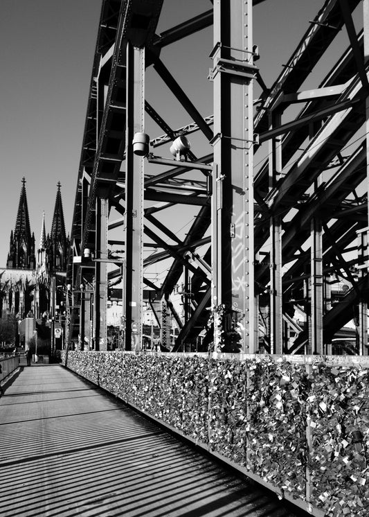 Eisenbahnbrücke in Köln